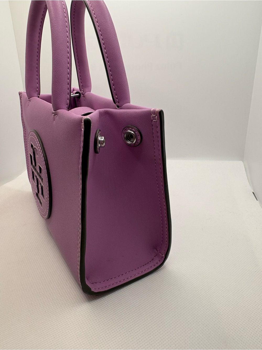 Tory Burch Lilac Mini Tote with Detachable Strap - Picture 3 of 10